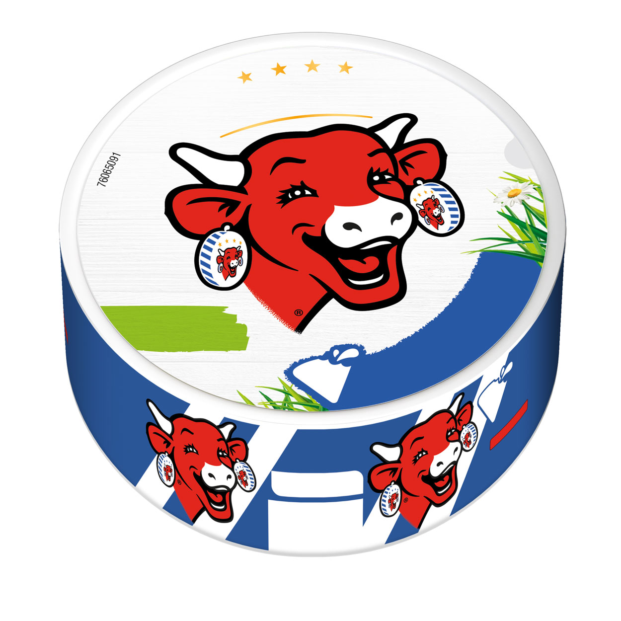 Errata, Boîte Collector n° 13 de Jean-Luc Moulène pour La Vache qui rit®, 2026 — vue 3D de dessus